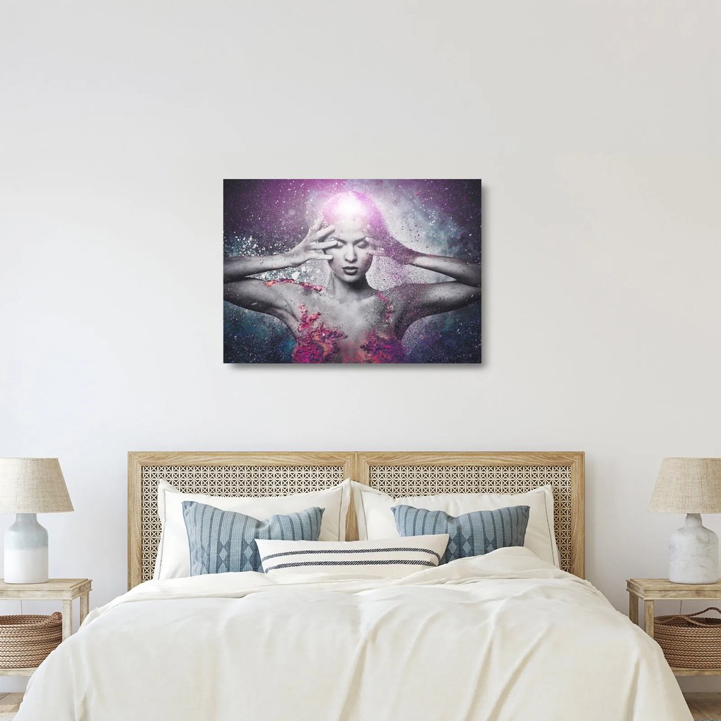 Sklenený obraz - Energia (70x50 cm)