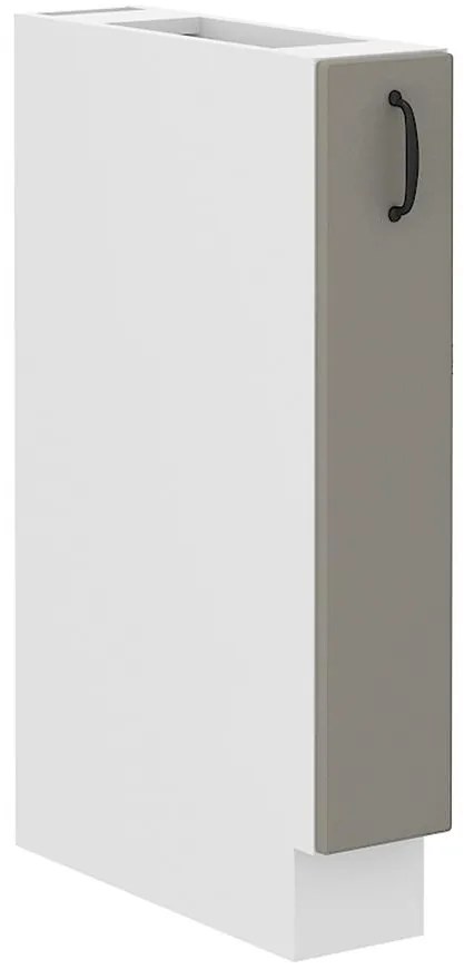 Kuchynská skrinka Stilo claygrey/biely 15d cargo bb