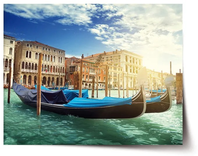 Sablio Plagát Gondola - 90x60 cm