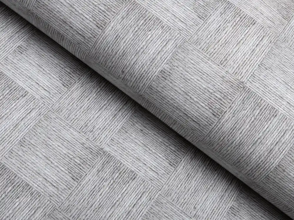 PVC obrus Povrázkový patchwork sivý PV-007 - metráž š. 140 cm | BIANO