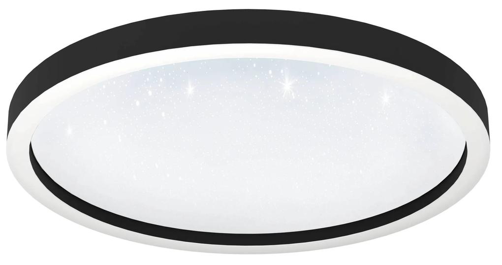 EGLO LED múdre prisadené osvetlenie MONTEMORELOS-Z, 34,5 W, teplá biela-studená biela, RGB, 57cm, čierne