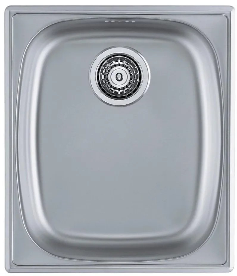 ALVEUS 1082195 - Kuchynský drez BASIC 44x38 cm matná oceľ/satin, veľký výpust