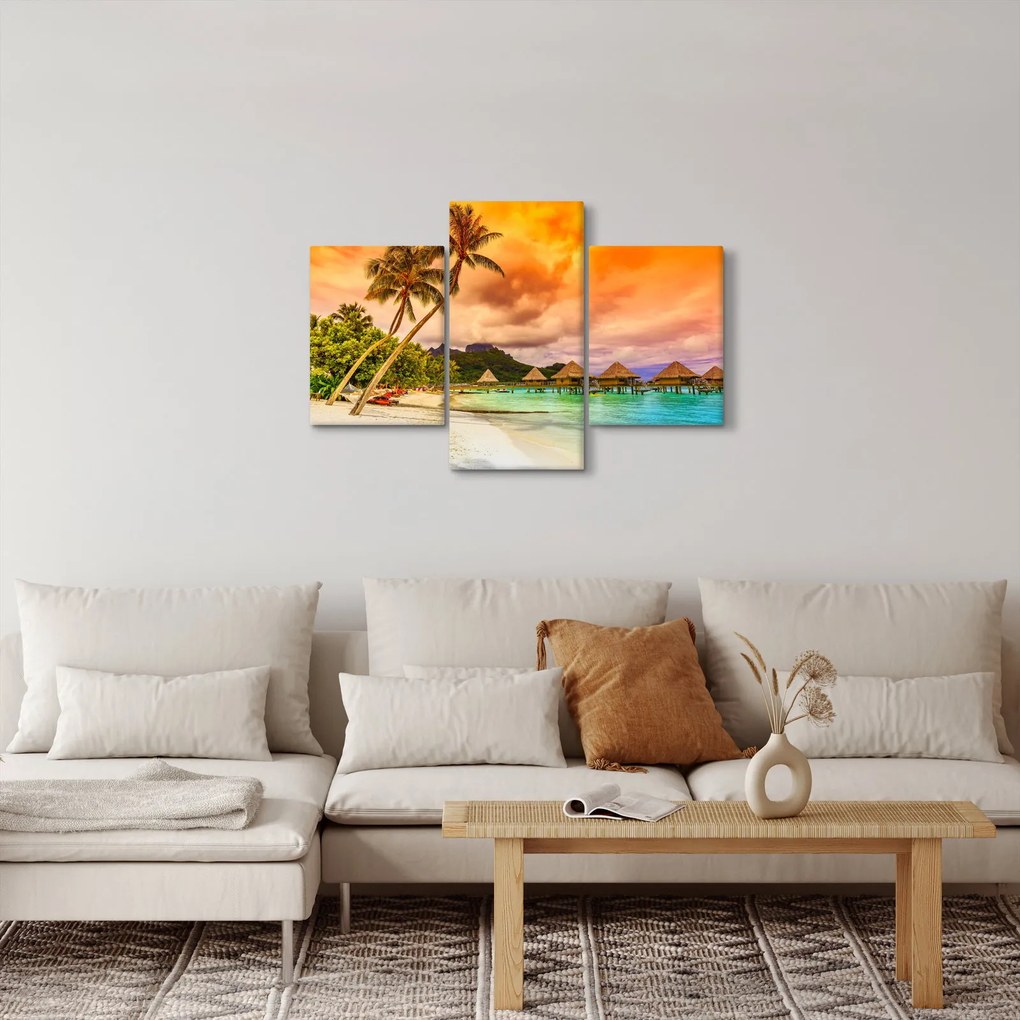 Obraz - Ostrov Bora Bora (90x60 cm)