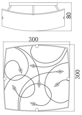 GLOBO 40393-2 - Stropné svietidlo TAVEUNI 2xE27/60W