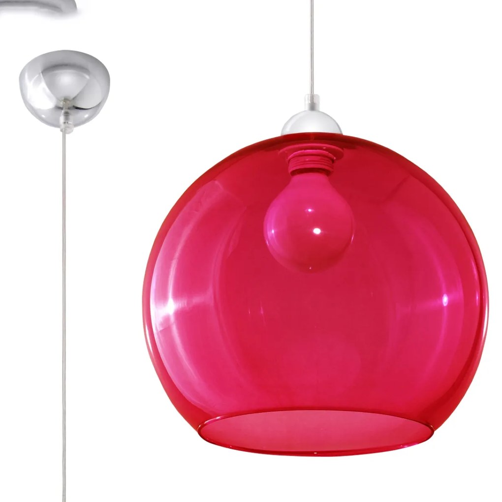 Sollux Luster BALL red SL_0253