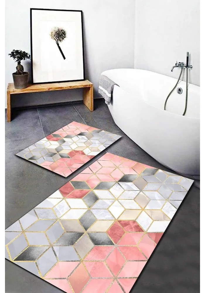 Kúpeľňové predložky v súprave 2 ks Optic4 - Mila Home