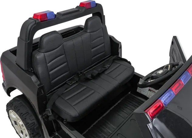 Elektrické autíčko RAM 3500 policajné čierne