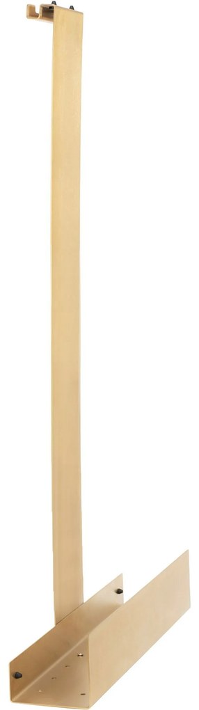Rea Tori, kúpeľňová závesná polička 40x9,5x75,5 cm, zlatá matná, REA-85001