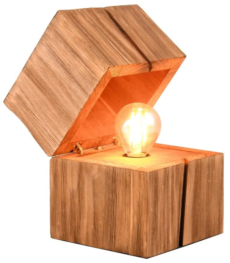 Hnedá stolová lampa (výška 16 cm) Treasure – Trio