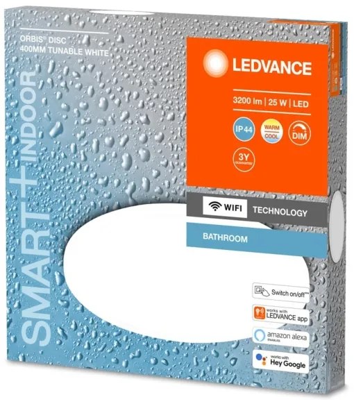 Ledvance - LED Stmievateľné kúpeľňové svietidlo DISC LED/25W/230V Wi-Fi IP44