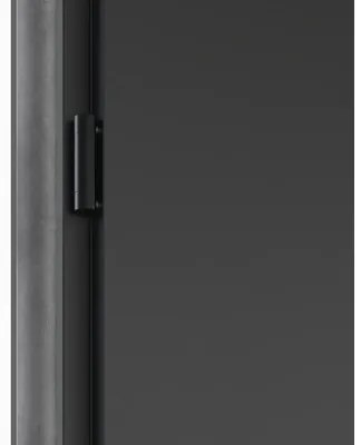 Kovové vchodové dvere P68 Artemida 90 P tmavý antracit