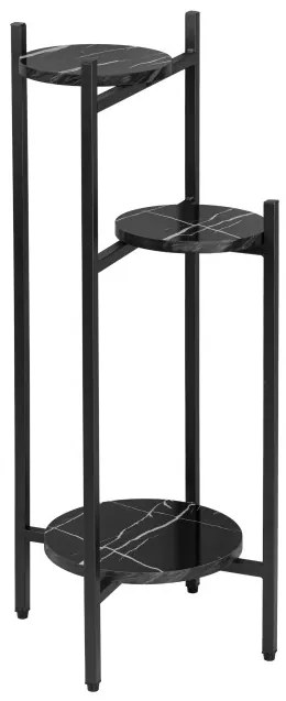 Stojan na kvety TRETORRI čierny mramor