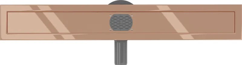 Mexen Flat 360°, telo žľabu 50 cm, ružové zlato, 1640050