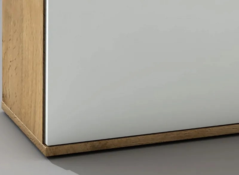 Komoda Capri, dub wotan/biela