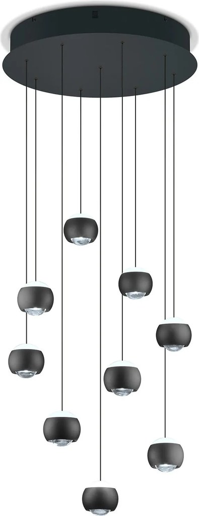 XXXLutz ZÁVESNÉ LED SVIETIDLO, 54.0/200.0 cm Trio Leuchten - Interiérové svietidlá - 004102109602