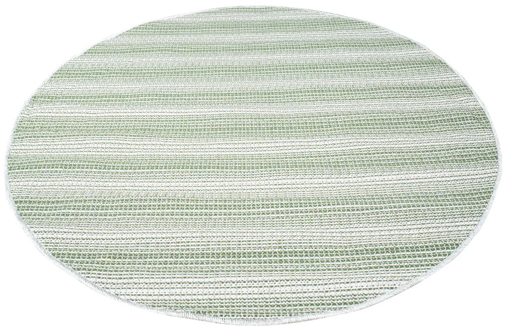 Dekorstudio Šnúrkový okrúhly koberec PALM 3471 - zelený Priemer koberca: 160cm