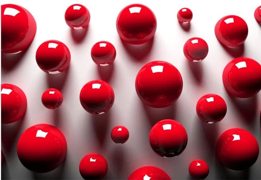 3D Fototapeta na stenu Red Balls