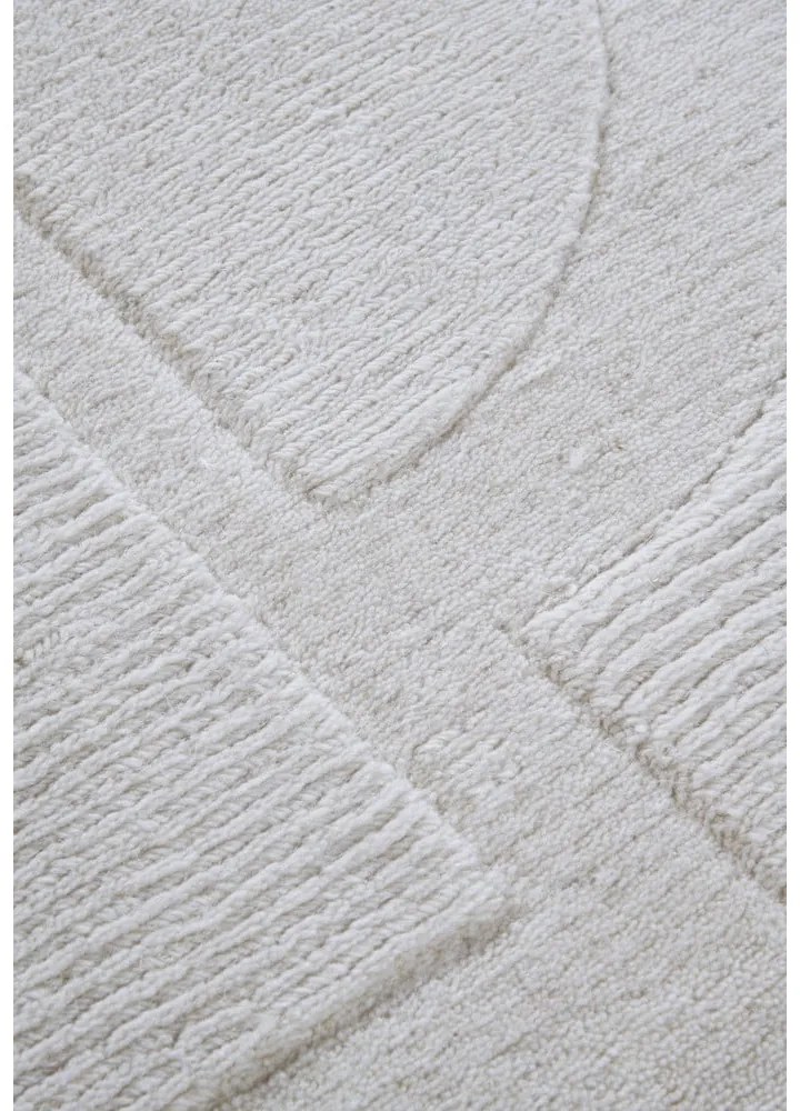 Krémovobiely ručne tkaný vlnený koberec 80x150 cm Alexis – Villeroy&amp;Boch