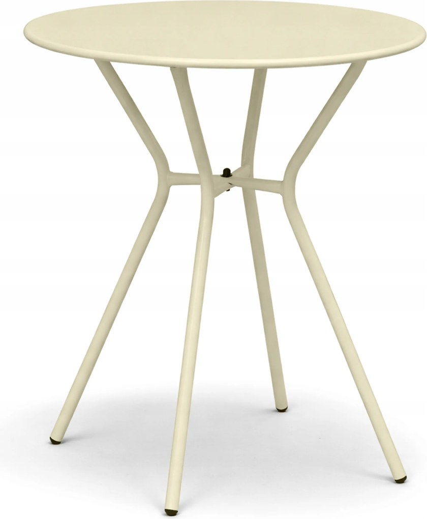 Dekorstudio Kávový stolík COMO krémový- 60 cm