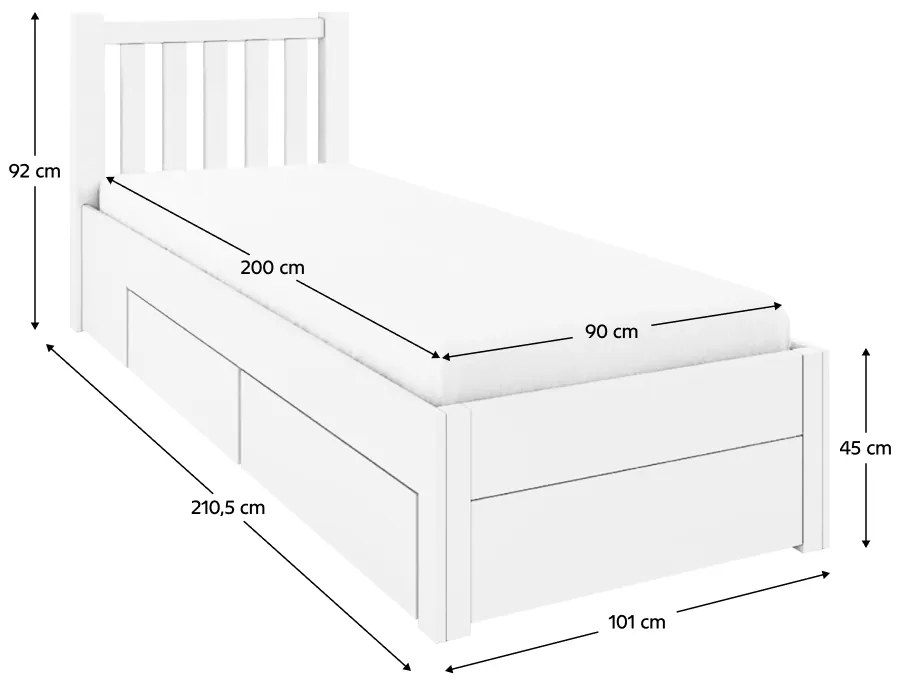 Posteľ s úložným priestorom LUSY Tempo Kondela
