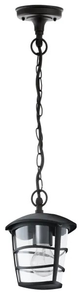 Eglo 93406 - Vonkajší LED luster ALORIA 1xE27/8,5W/230V IP44
