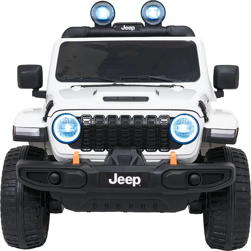 Ramiz Jeep Wrangler Rubicon LIFT elektrické autíčko pre deti biele