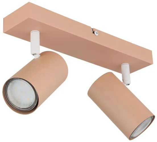 Globo 57911-2P - Bodové svietidlo ROBBY 2xGU10/25W/230V oranžová