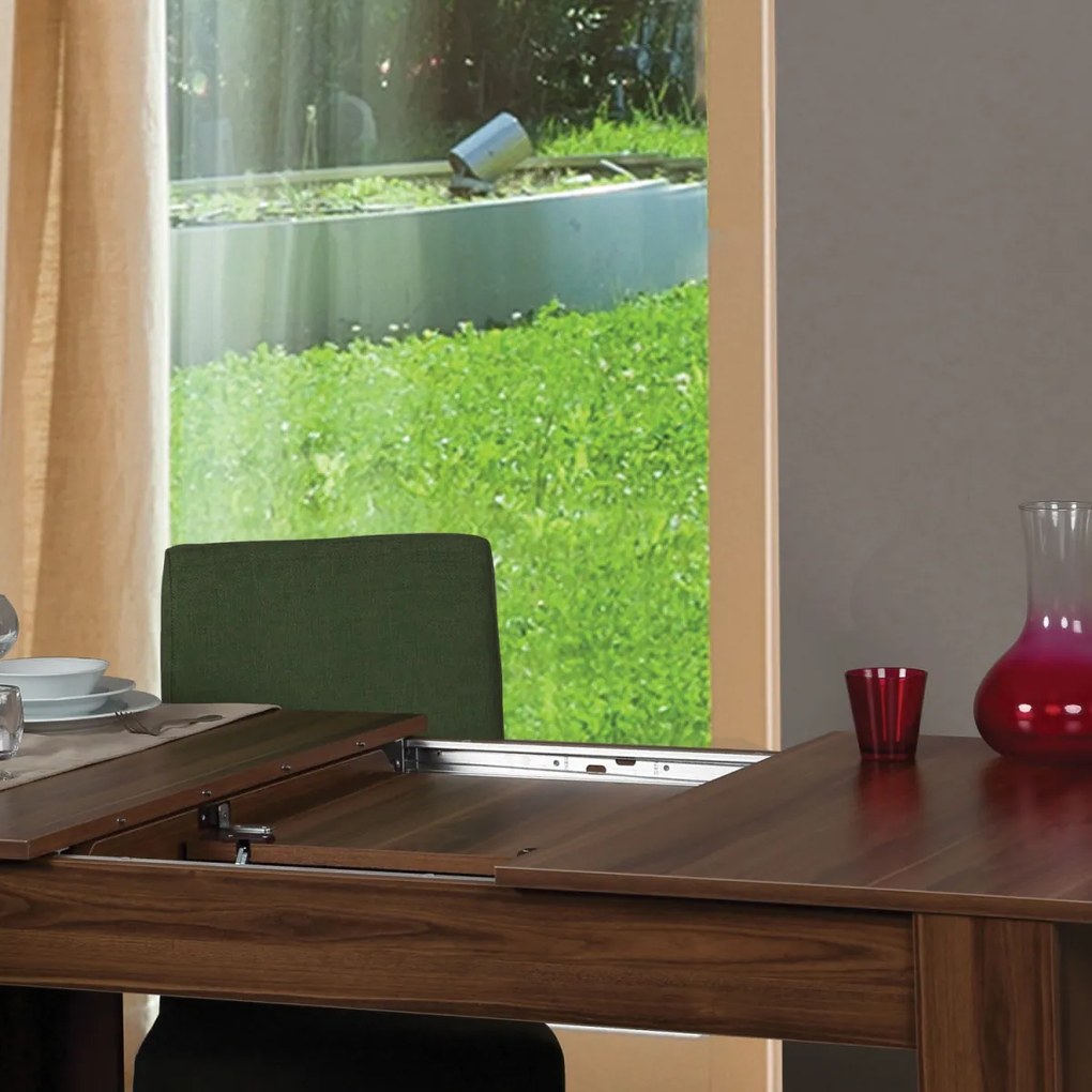 Jedálenský rozkladací stôl Bois 150/170 cm orech