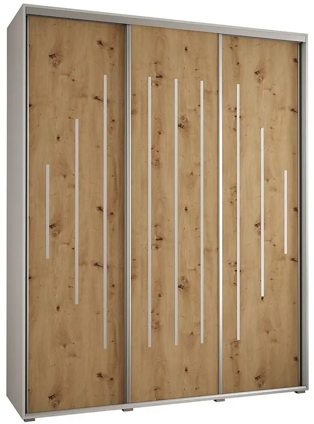 Skriňa 45 Canaris 12 190 biela/artisan/silver