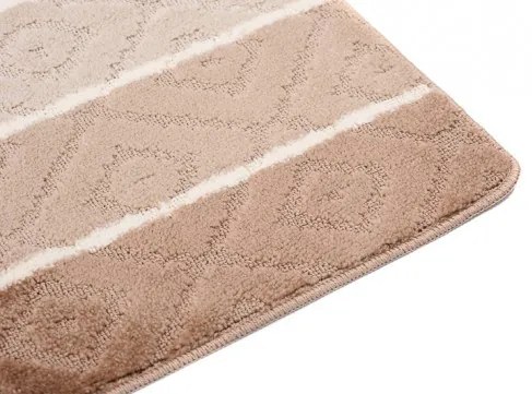 Sada kúpeľňových koberčekov MULTI B5132 ROMBY béžový