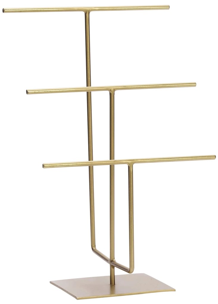 MADAM STOLTZ Stojánek na šperky Matt Brass 23 cm