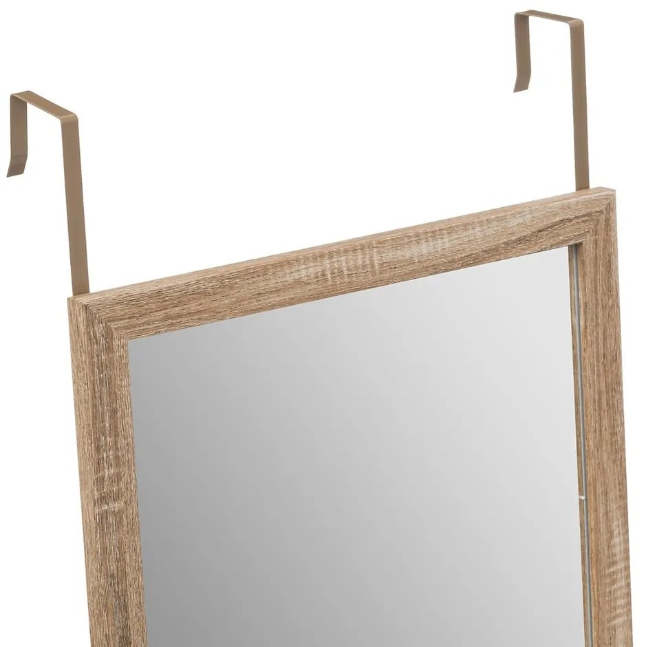 Závesné zrkadlo Basic, hnedé