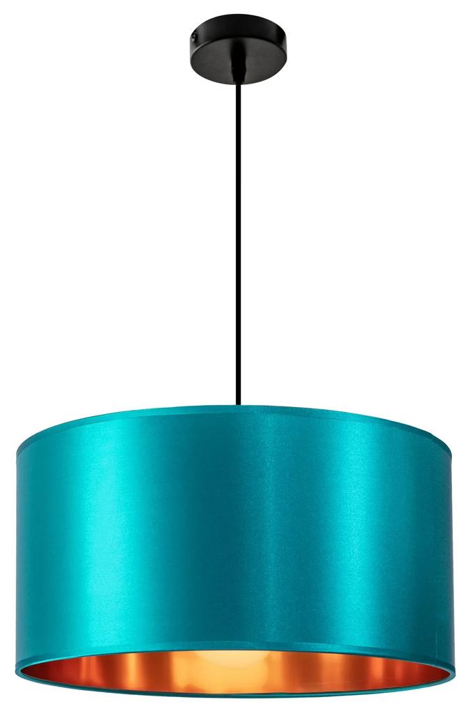 Toolight - Závesná lampa Blue Gold 44cm E27 60W APP955-1CP, modrá-zlatá, OSW-06681