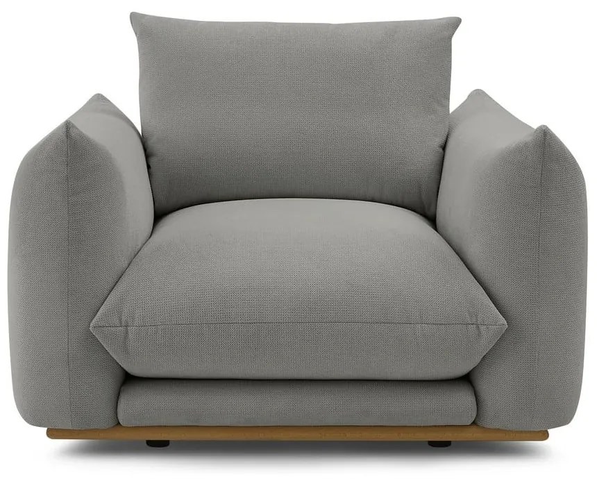 Sivé kreslo Ernest – Bobochic Paris