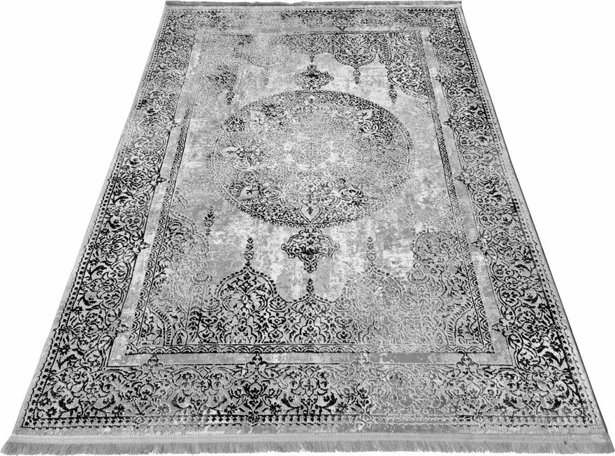 DC Koberec Exclusive 249 sivá čierna Rozmer: 140×190 cm