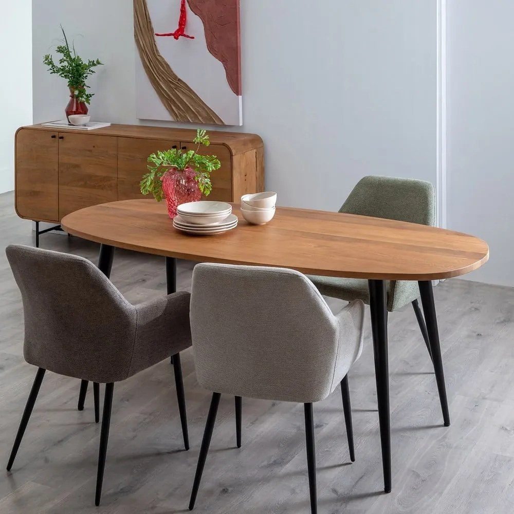 Jedálenský stôl z mangového dreva 90x180 cm Mahón – Ixia