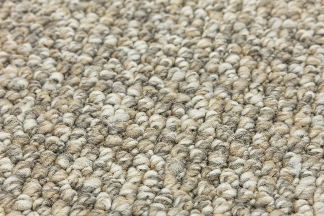 Metrážny koberec LEWIS 1217 béžový / krémový / sivý