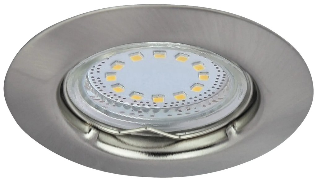 Rabalux LED zápustné bodové svietidlo Lite 3x3W | 240lm | 3000K - set 3 ks, saténový chróm, 1163