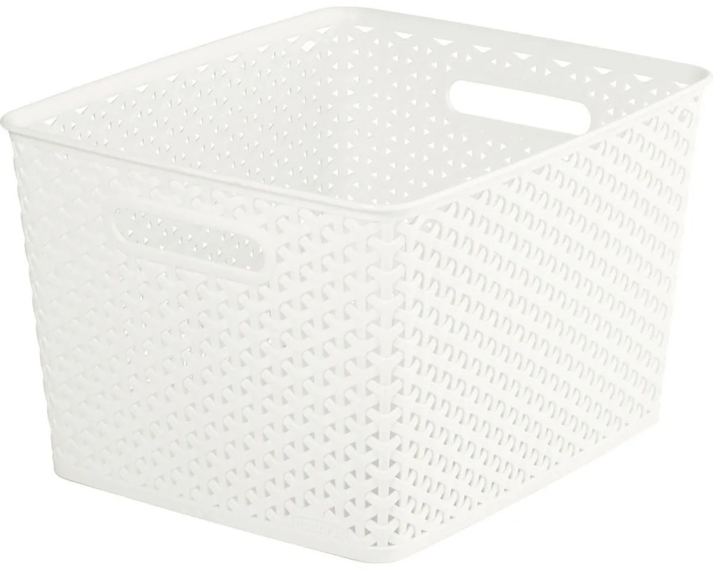 Curver Úložný box MY STYLE L krémovo biela