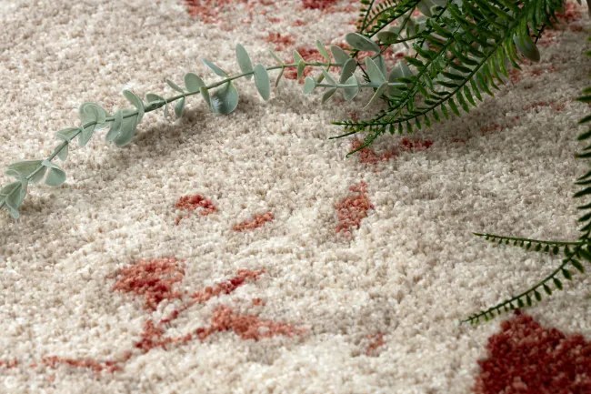 Koberec FUSION 8259 krémový / bordový