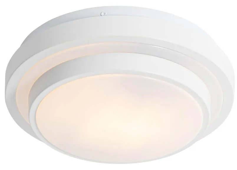 Moderné stropné svietidlo biele 25 cm IP44 - Walden