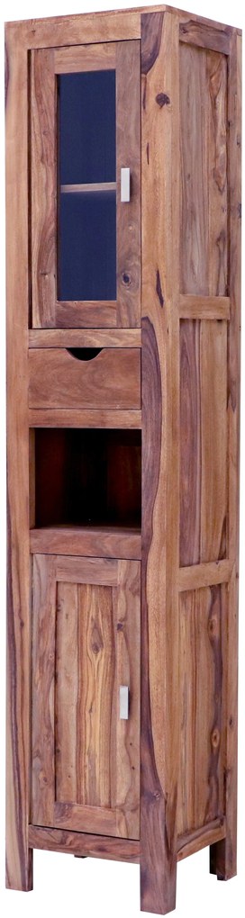 furniture-nabytek.cz - Dřevěná skříňka do koupelny z masivu palisandr 40x190x35