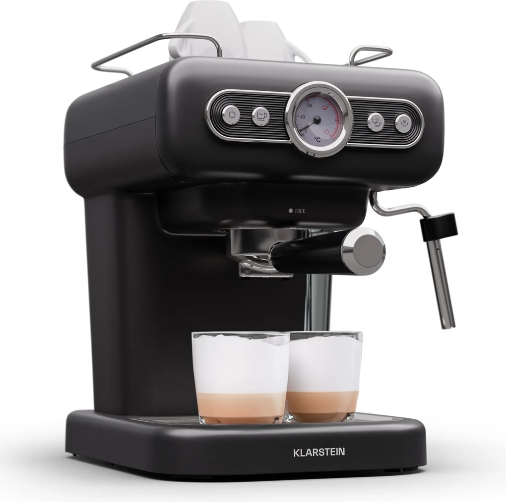 Klarstein Espressionata Evo espresso káva 950W 19 Bar 1,2L 2 šálky