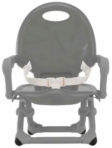Chicco - Detský prenosný podsedák na stoličku POCKET SNACK šedá