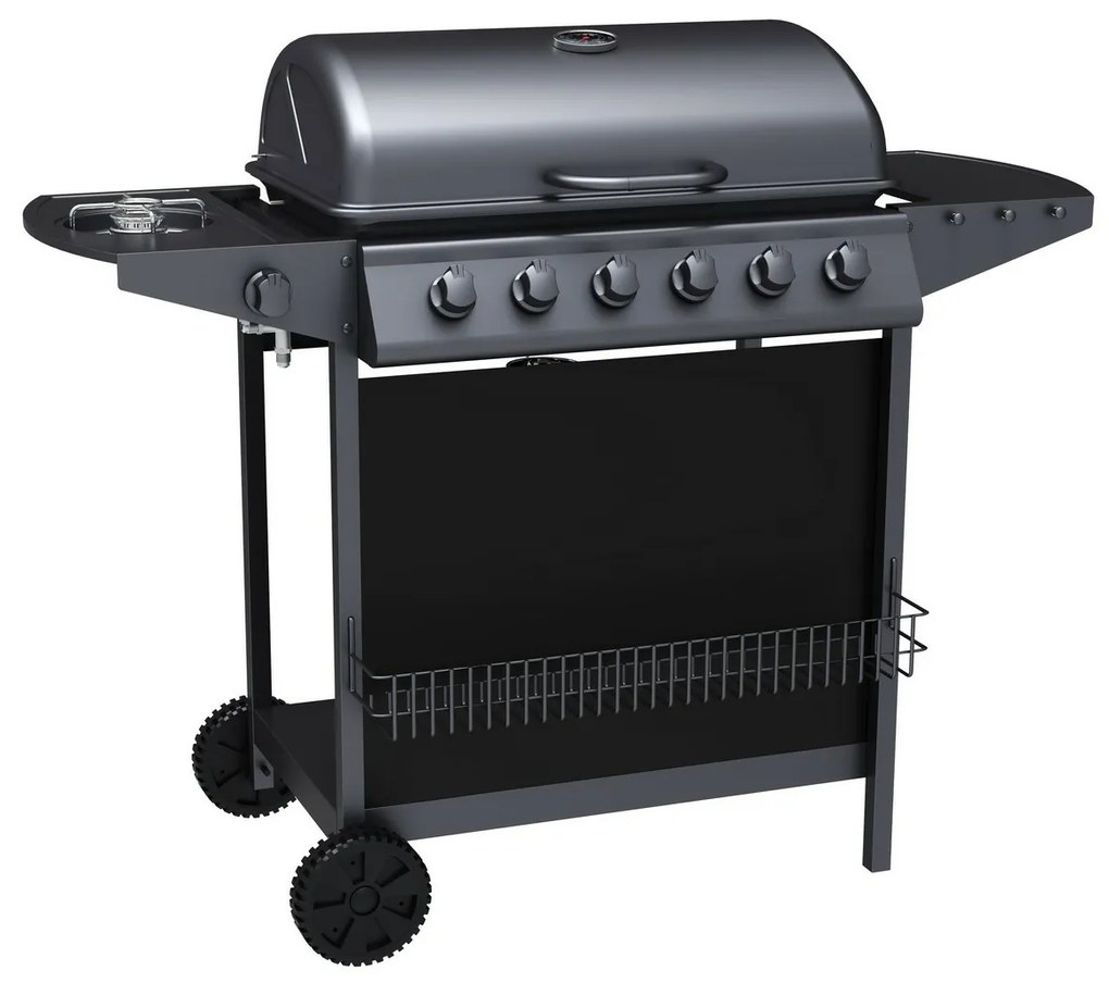 Tepro 3309 Plynový gril Hampton 6, 6 horákov, 123 x 55 x 98 cm