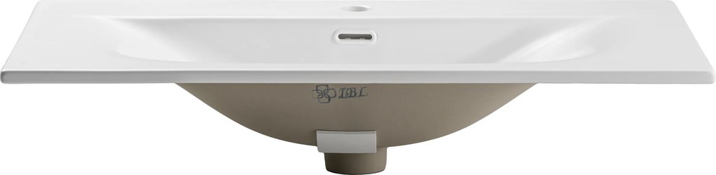 Comad Nábytkové keramické umývadlo SKY 1 80 DP MATT WHITE, 81x46 cm, biela matná