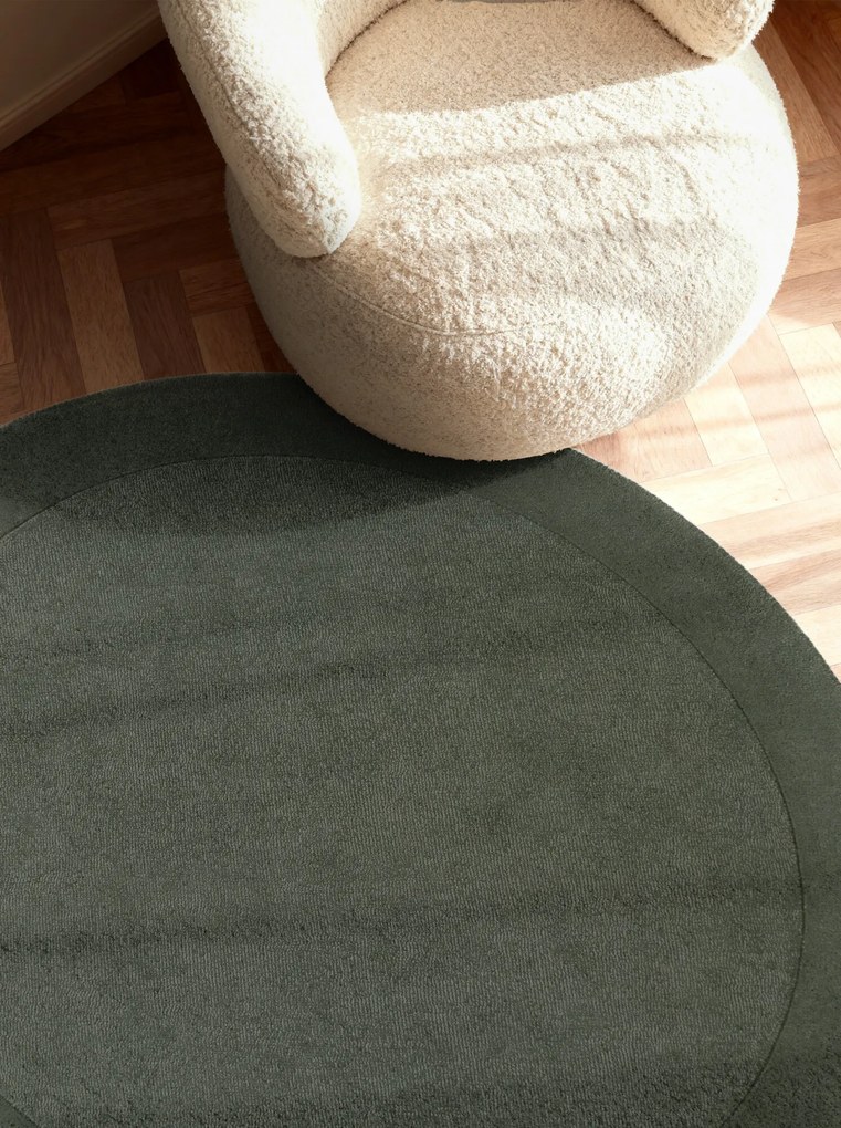 Villeroy & Boch Kusový koberec Kivi 106284 Green kruh, 150x150 (priemer) kruh, zelená, obývacia izba