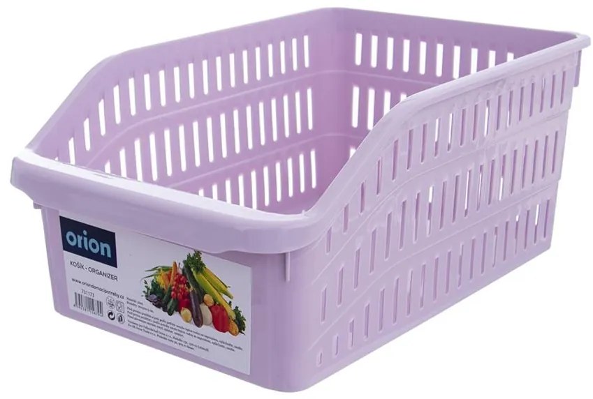 Orion Organizér, košík do chladničky aj police – ADEL, biely, 30 x 20 x 13 cm