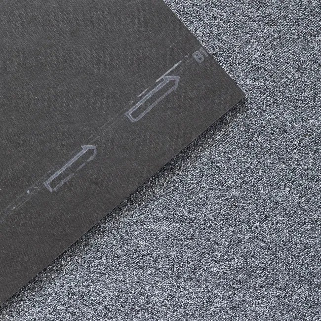 Kobercové štvorce BALTIC strieborné 50x50 cm