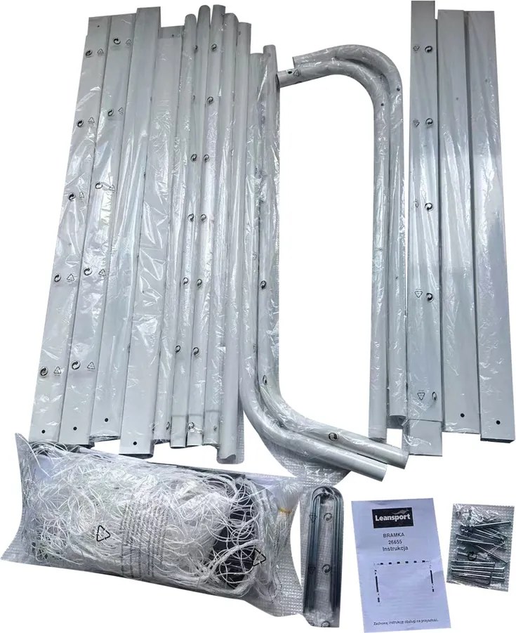 LEAN Toys Futbalová tréningová bránka so štvorcovým rámom 300x200x110cm